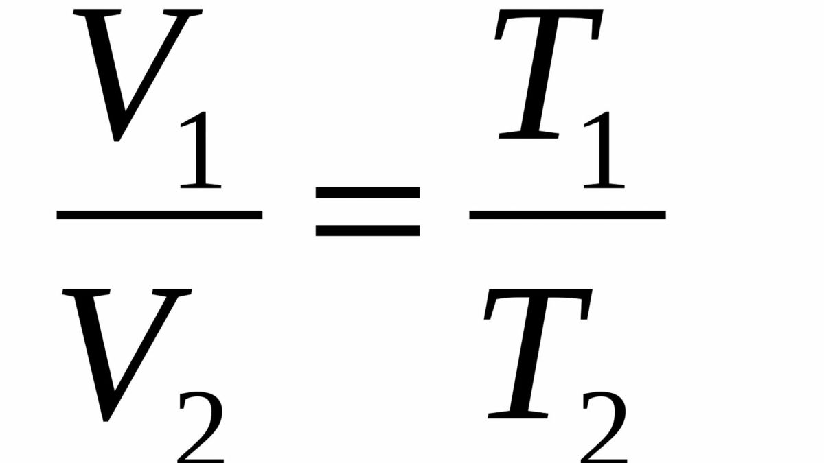 <ul><li><p>states that the volume of a container is directly proportional to the Kelvin gas in a flexible container (e.g. balloons)</p><ul><li><p>if external pressure stays constant, and temperature increases, the volume of the container will expand because of more kinetic energy so that the <strong>internal pressure can be in equilibrium with the external pressure</strong>.</p></li></ul></li></ul><p></p>