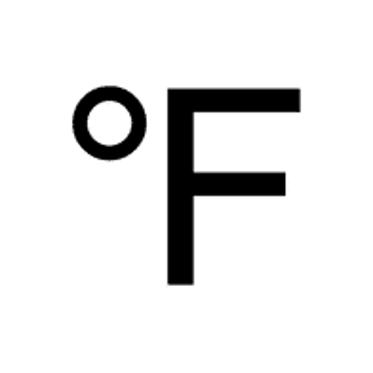 <p>the Fahrenheit degree</p>