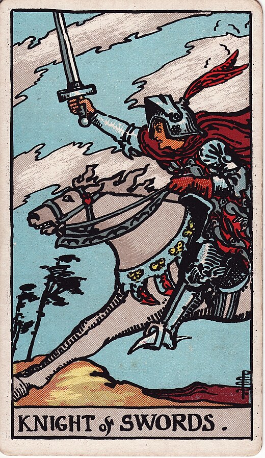 <p>Knight of Swords</p>
