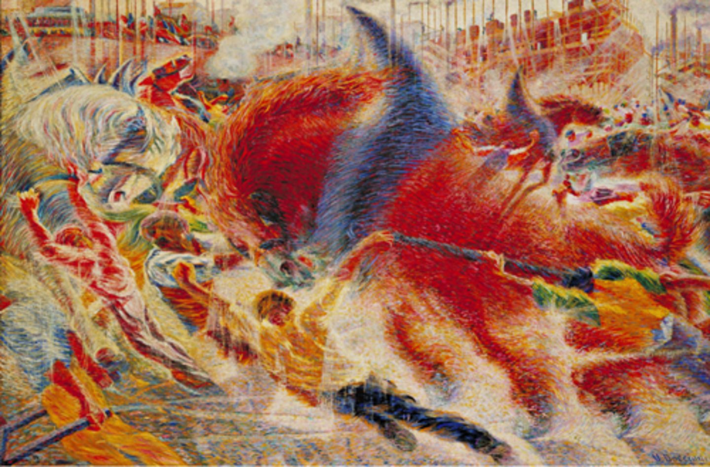 <p>Umberto Boccioni, 1910, oil o/canvas</p>