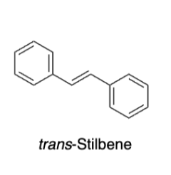 <p>Trans-stilbene</p>