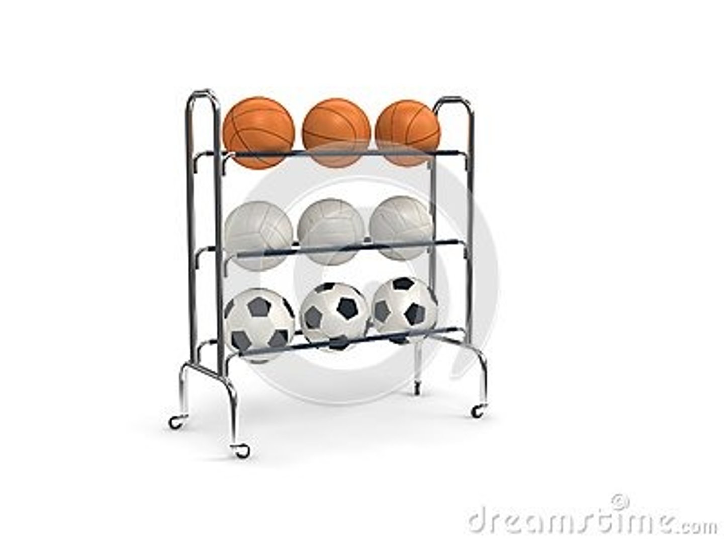 <p>soccer balls; lowest position</p>