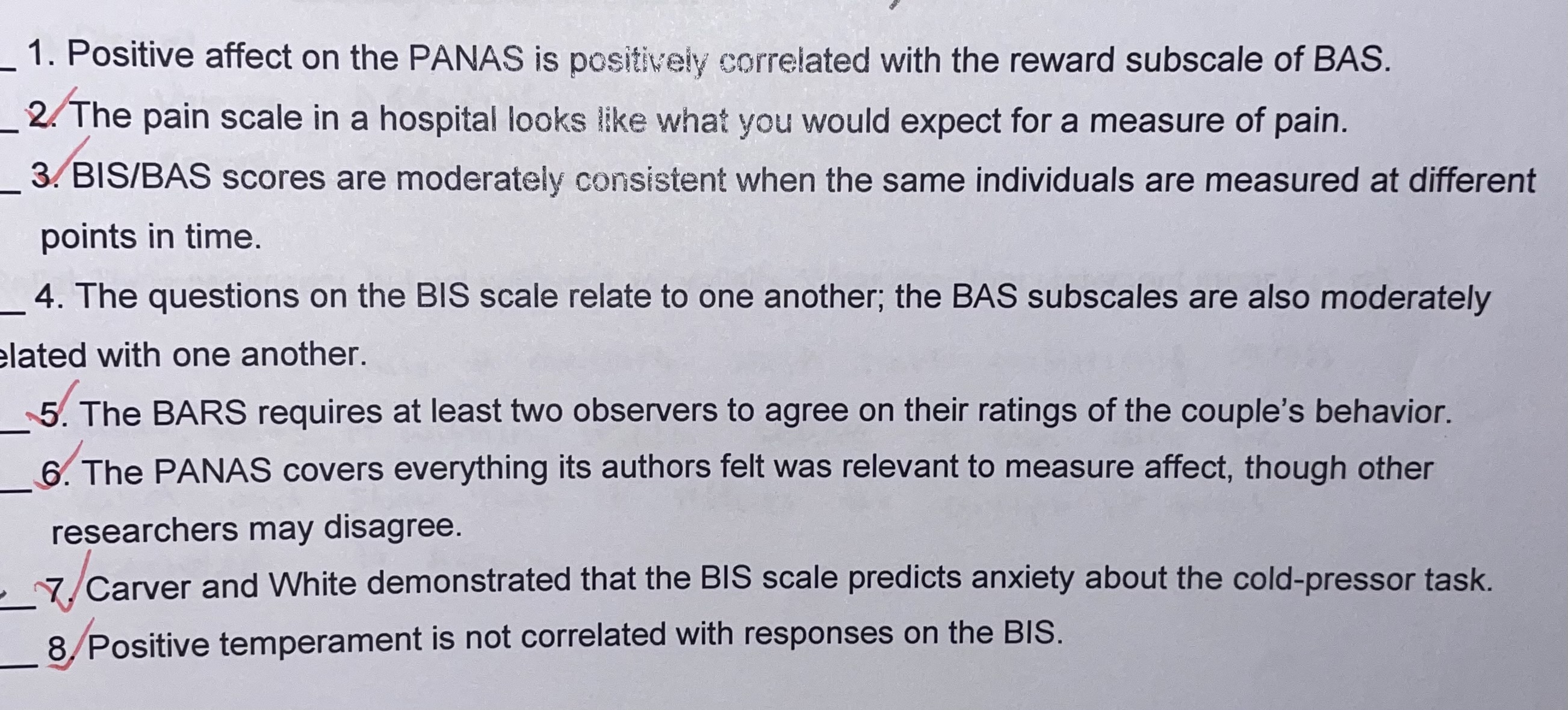 <p>Content Validity Scenario </p>