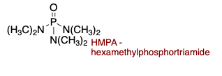 <p>HMPA (hexamethylphosphortriamide) is polar ________.</p>
