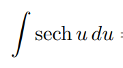 <p>Find the integral.</p>