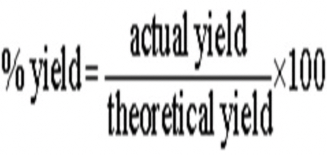 <p>this helps explain why the actual yield will always be less than the theoretical yield</p>