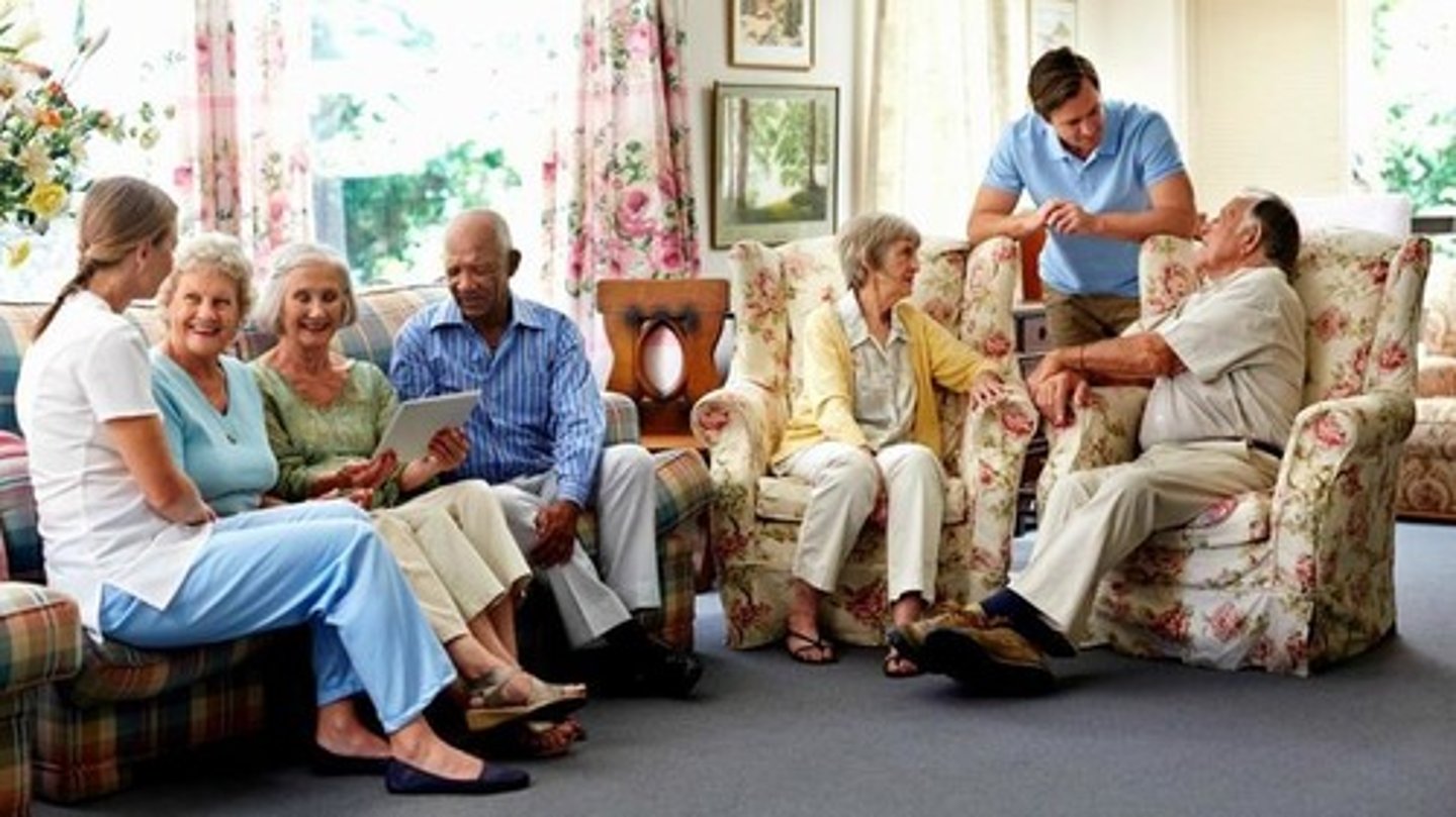 <p>nursing home</p>