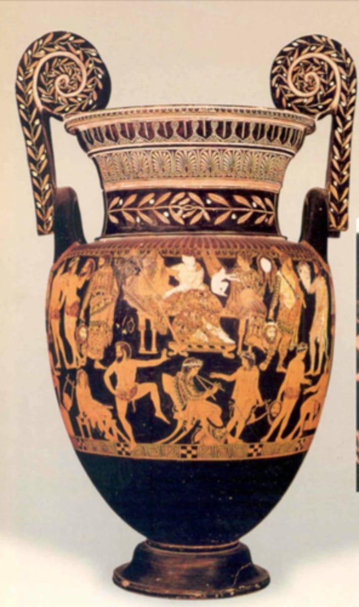 <p>Greek bowl for mixing wine and water</p>