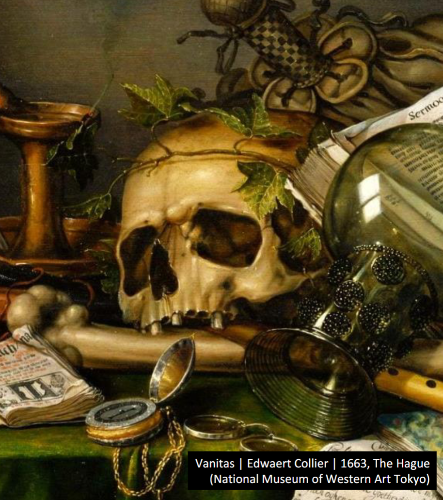 <p>vanitas meaning? ( hidden meaning )</p>