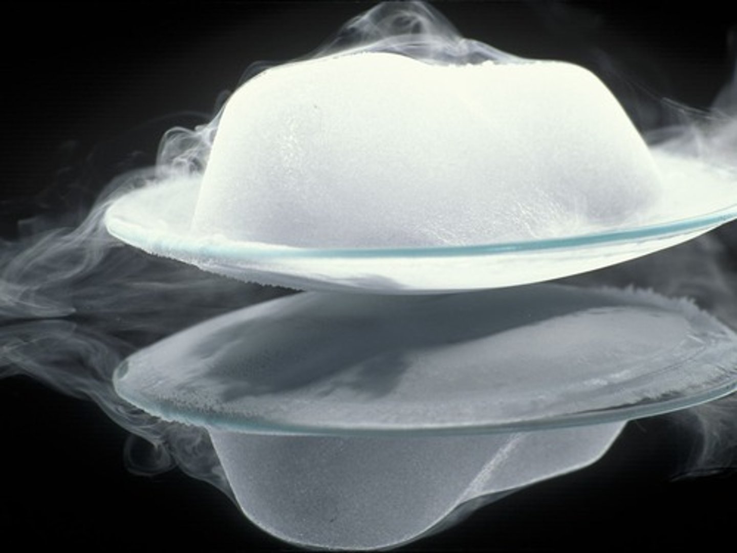 <p>An example is the sublimation of dry ice, which is solid carbon dioxide (CO2).</p>