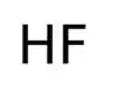 <p>HF, weak acid</p>