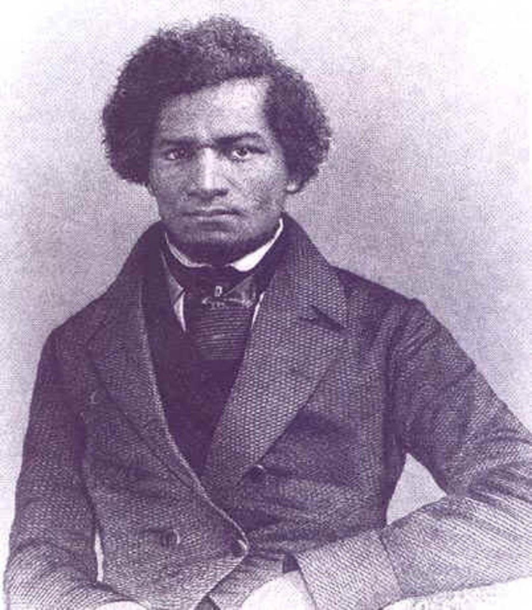 <p>(1817-1895) American abolitionist and writer, he escaped slavery and became a leading African American spokesman and writer. He published his biography, The Narrative of the Life of Frederick Douglass, and founded the abolitionist newspaper, the North Star.</p>