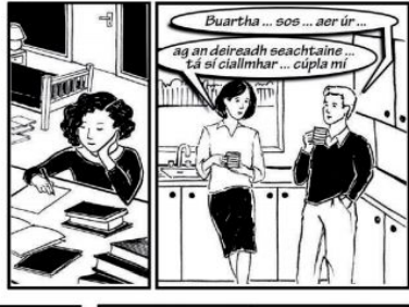 <ol start="4"><li><p><span style="background-color: transparent;"><span>Lá ina dhiadh lae, d’oibrigh Máire ó …</span></span></p></li></ol><p></p>