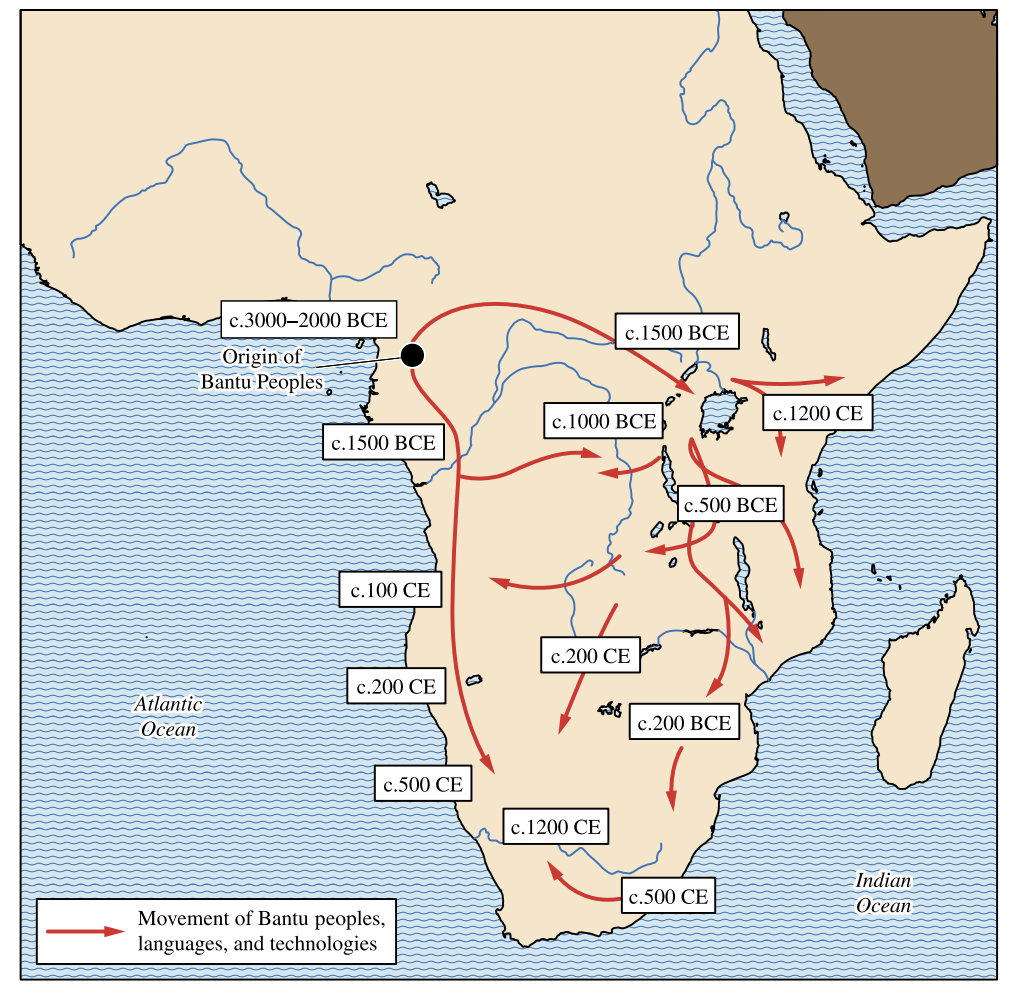 <p>The Bantu expansion/migration.</p>