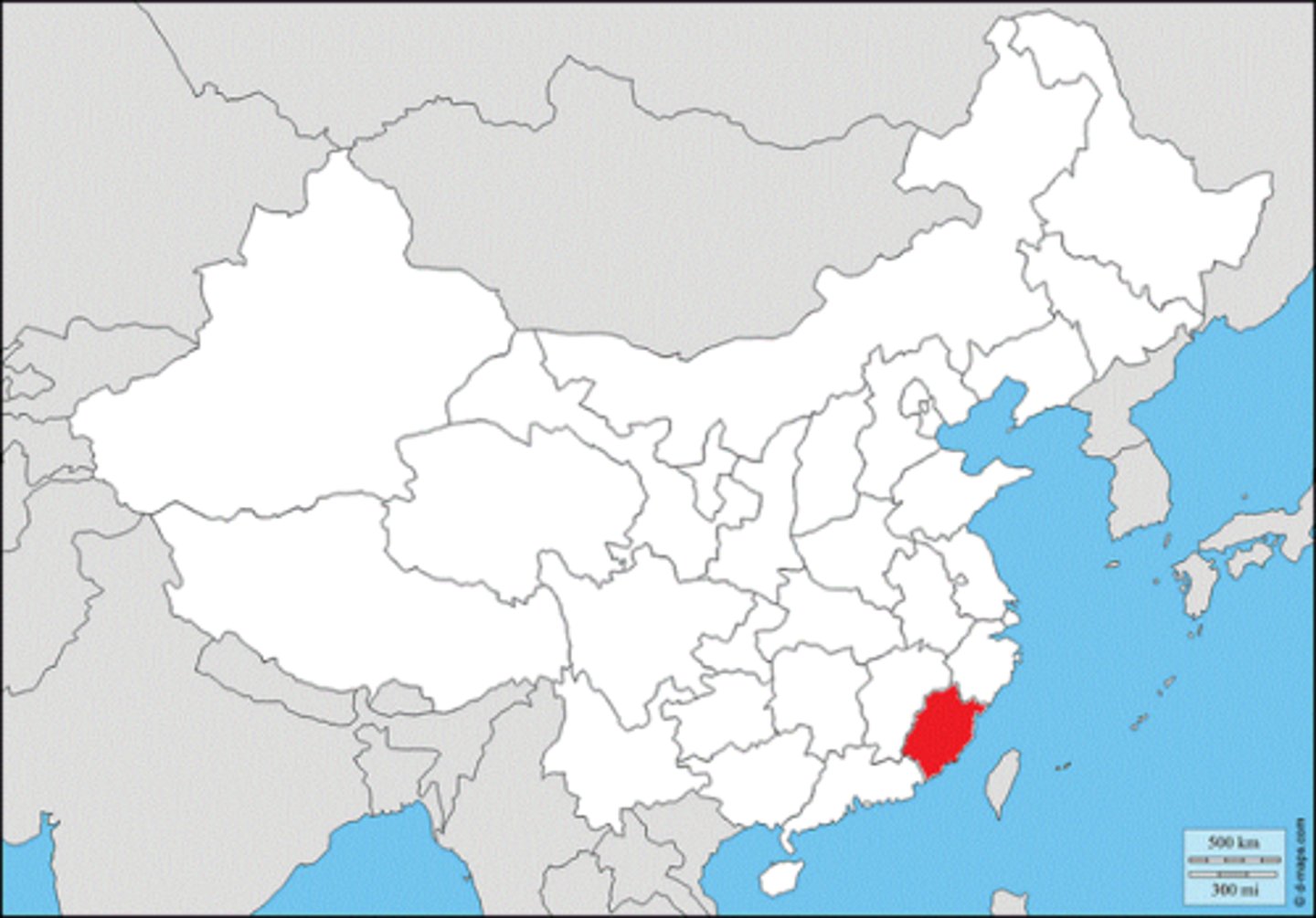 <p>(mǐn) Fujian Province</p>