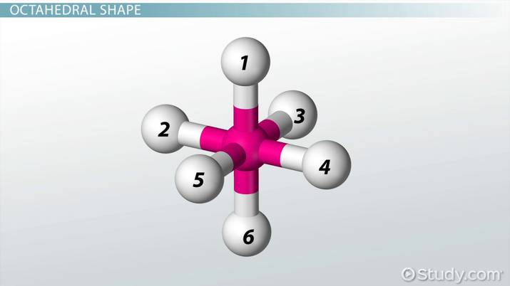 <p>6 electron domain</p>