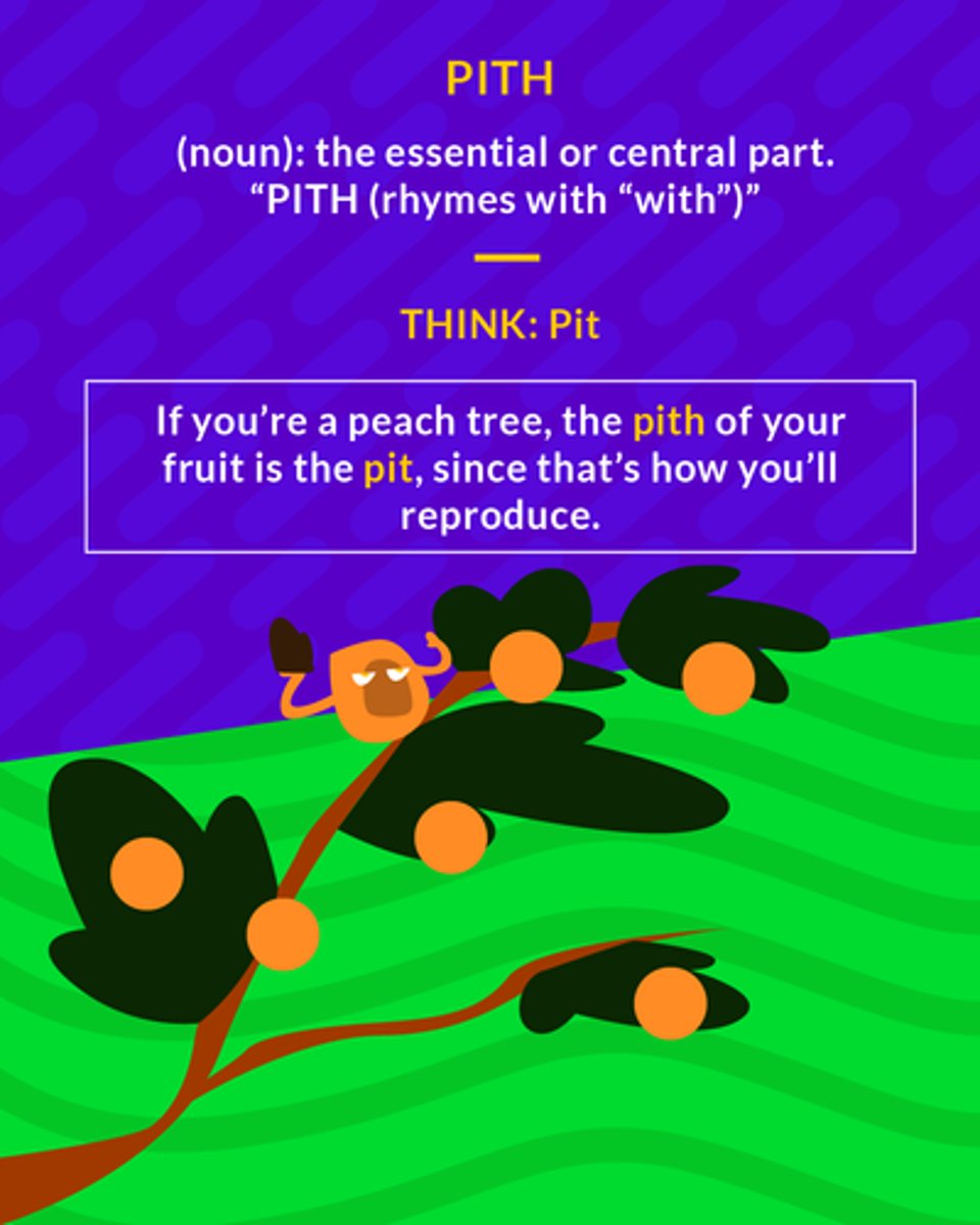 <p>(n) core, essence; significance or weight</p>