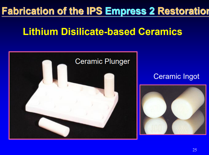 <ul><li><p>ceramic plunger </p></li><li><p>ceramic ingot </p></li></ul><p></p>