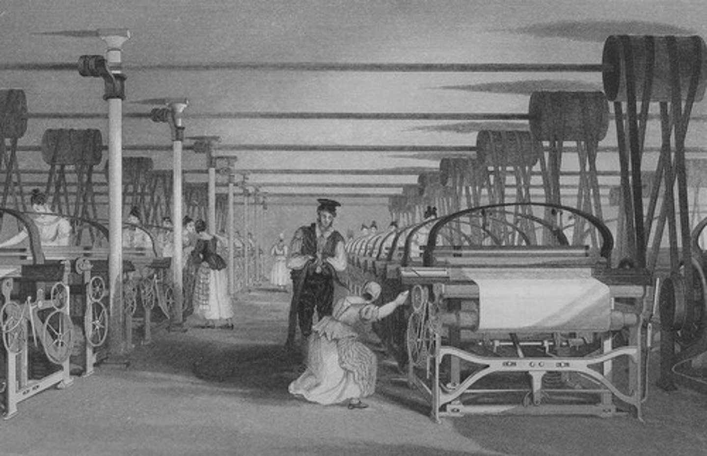 <p>(late 18th-early 19th century) focused on textiles, steam power, and coal in Britain, such as the creation of the spinning jenny.</p>