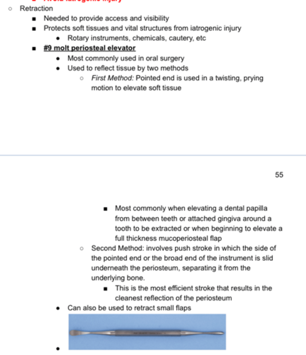 <p>#9 molt periosteal elevator</p>