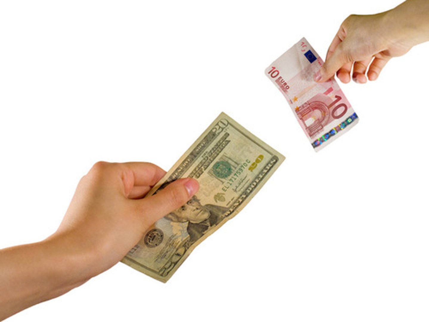 <p>to exchange currency</p>