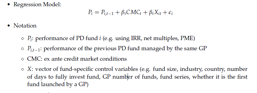 <p>Performance Persistence in the PD industry</p>