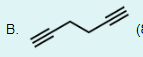 <p>B</p><p>The number of signals on a <sup>13</sup>C NMR spectrum will be equal to the <strong>number of non-equivalent carbon atoms</strong>. This refers to the carbons that are in chemically different environments. Option B has a plane of symmetry that creates only <strong>three distinct chemical environments</strong>.</p><img src="https://organic-chemistry.s3.amazonaws.com/Test+6/Question+27+Solution+1.png" data-width="25%" data-align="center"><p></p>