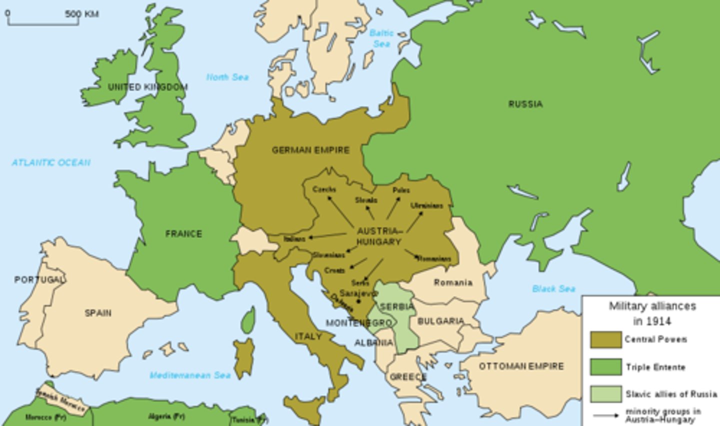 <p>This Central Power empire during WWI, started the war with their invasion of Serbia after the assassination of Archduke Ferdinand on June 28, 1914 .</p>