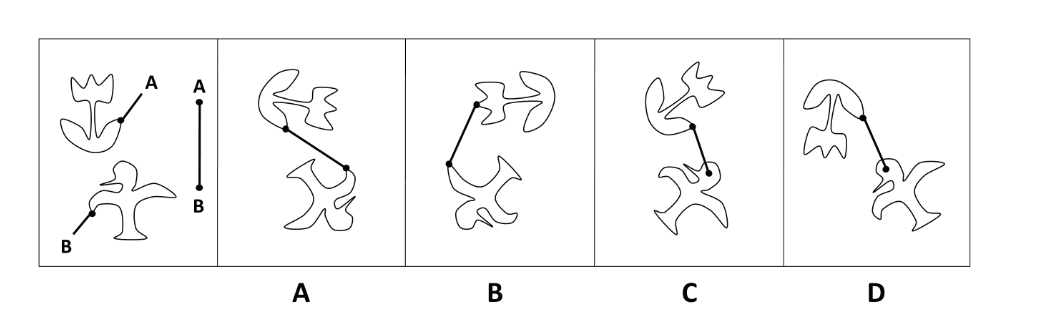 <p>Which of these images <em>best</em> solves the problem in the first picture?</p><ol><li><p>B</p></li><li><p>A</p></li><li><p>C</p></li><li><p>D</p></li></ol>