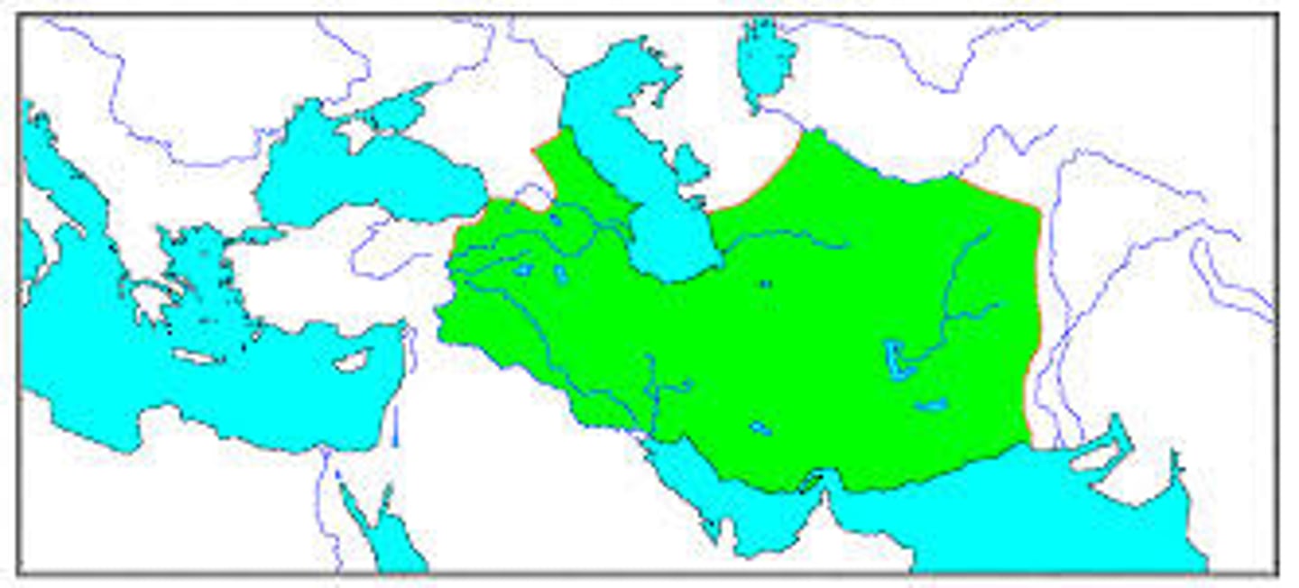 <p>Huge slaughter of Persians by Mongols, The Persians were very peaceful, Mongols weren't into changing Persia, did not change their government or religion, Converted to Islam, Turned to farming, Married local people, Eventually the Mongols were having difficulty, society absorbed them</p>