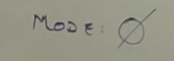 <p>No mode.</p>