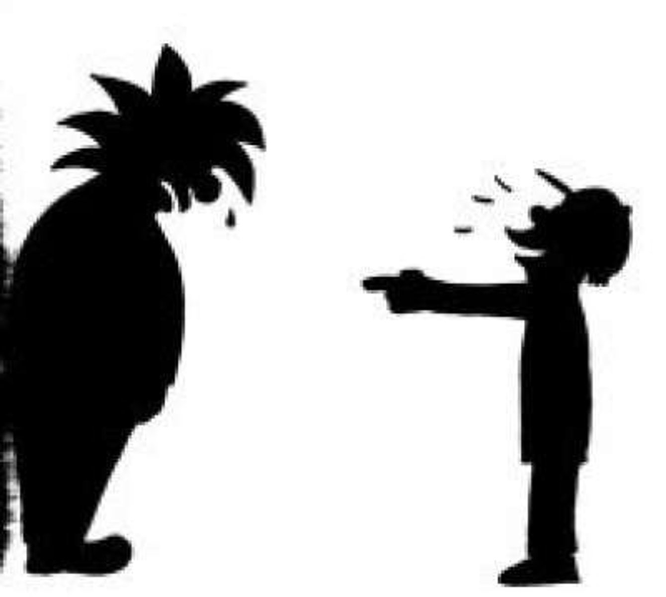 <p>(v.) to mock, treat with contempt</p>