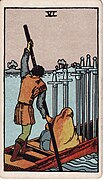 <p>Six of Swords</p>