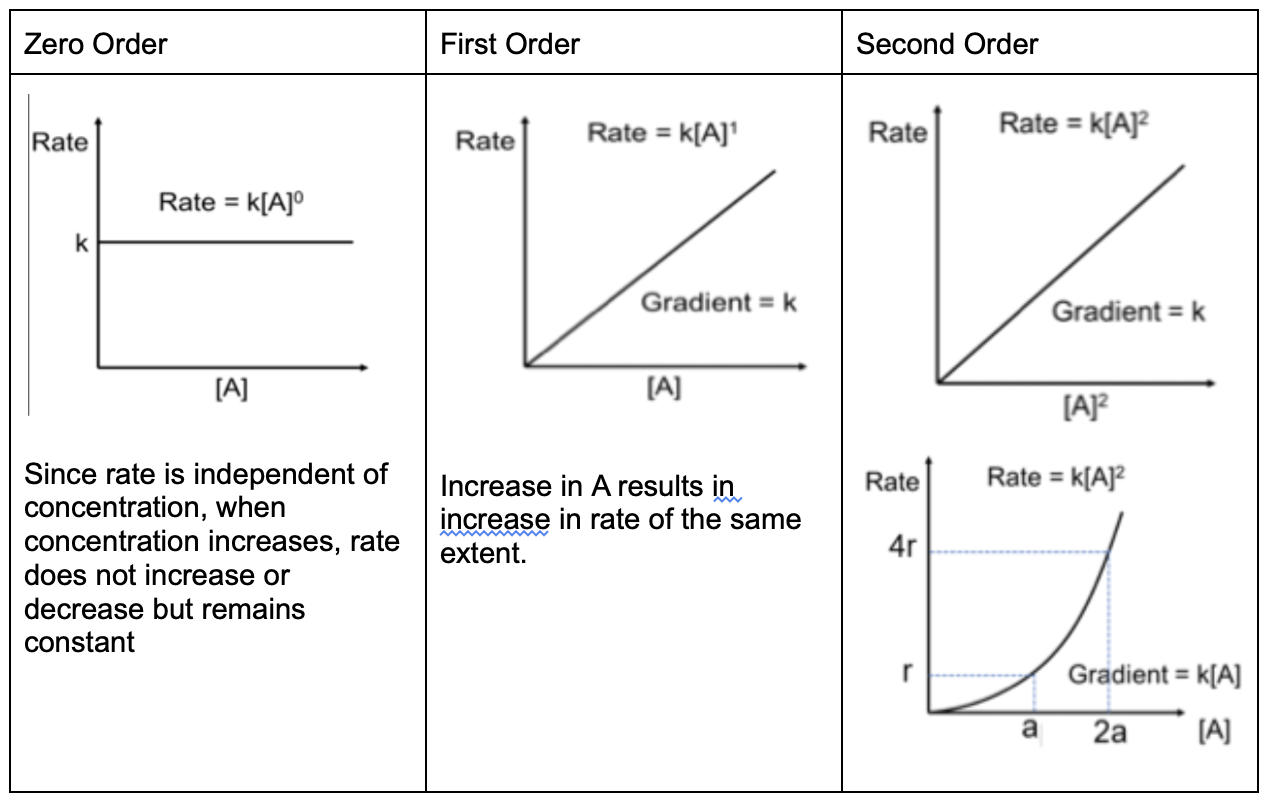 <p>Rate / Concentration — Look at shape</p><p></p>