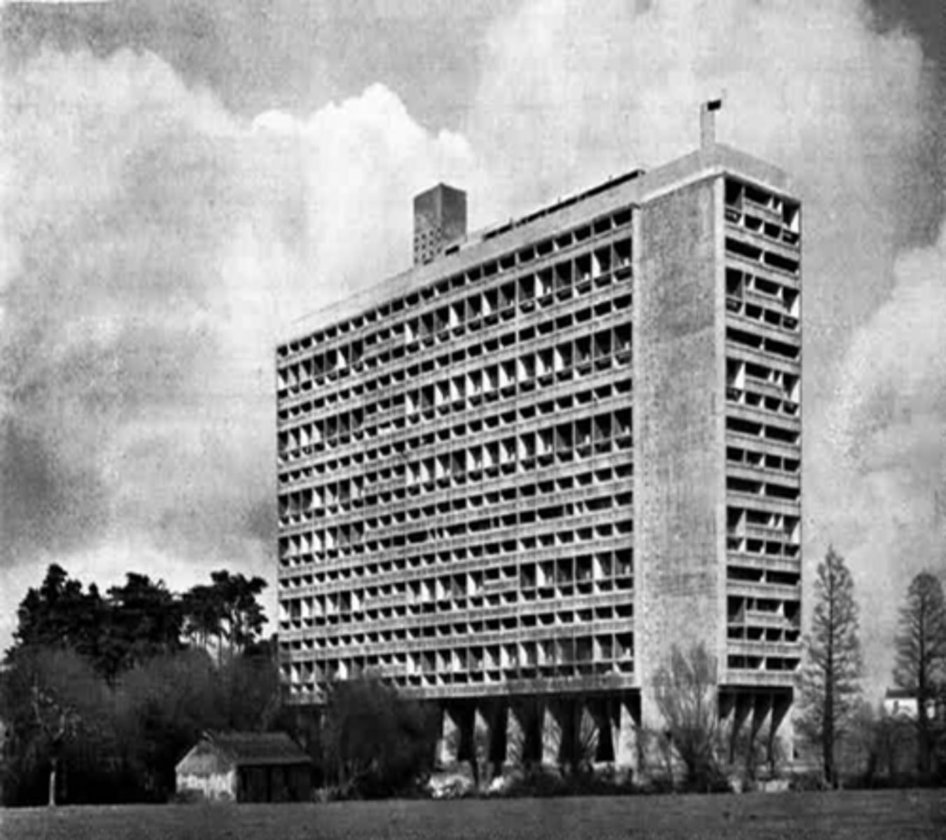 <p>Le Corbusier, Marseille, 1946-1952</p>