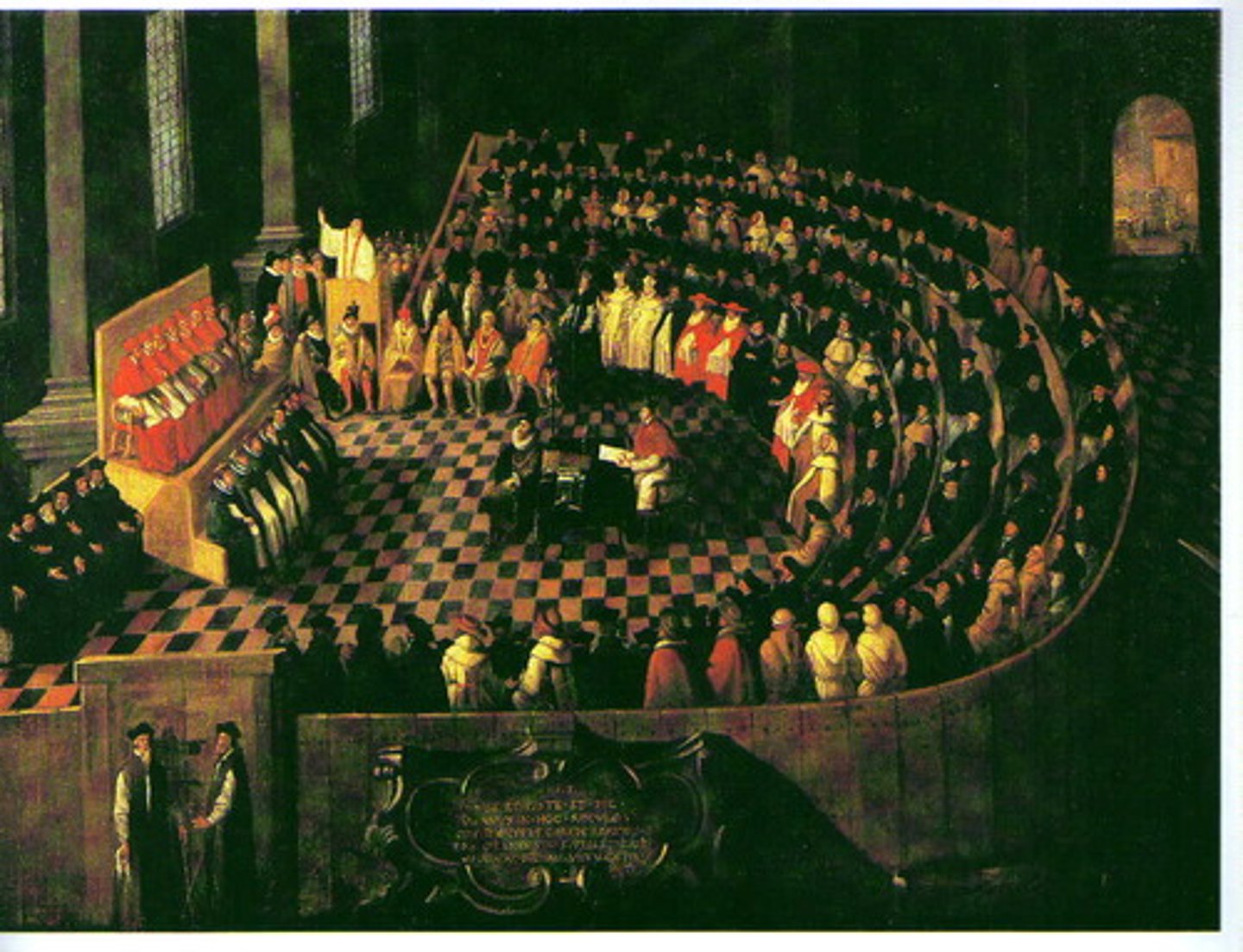 <p>This was a general assembly called on by Pope Paul III in 1542 to attempt to bring the Catholics and the Protestants back together in a unified church. It failed when hard line Catholic forces made it clear they would not work with Protestants and would not compromise.</p>