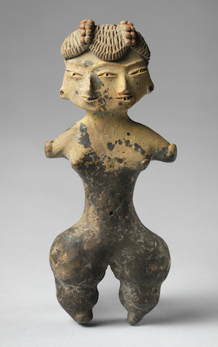 <p><strong>Tlatilco Female Figurine</strong></p><p>Prehistoric American</p><p>Tlatilco, Mexico</p><p>1200-900 BCE</p><p>Ceramic</p>