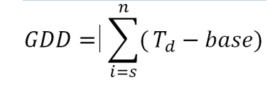 <p>Growing degree days equation and importance in agricultural science</p>