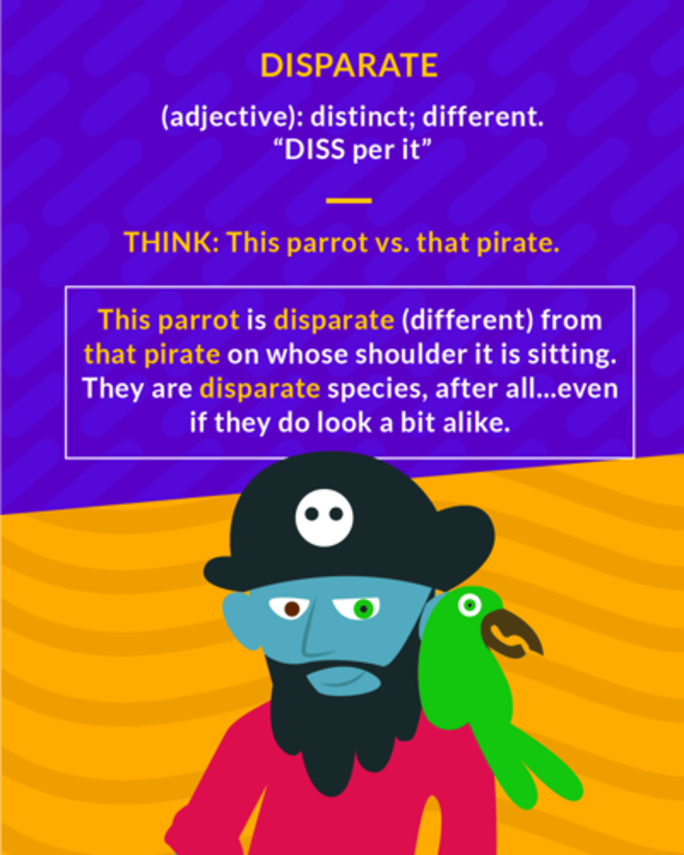 <p>fundamentally distinct or dissimilar</p><p>(adj.) different</p>