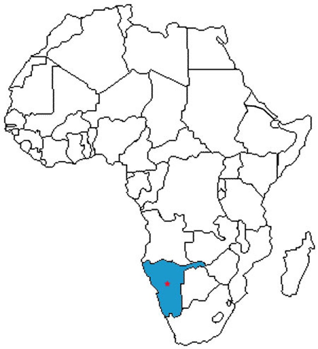 <p>In German South West Africa, now known as Namibia.</p>