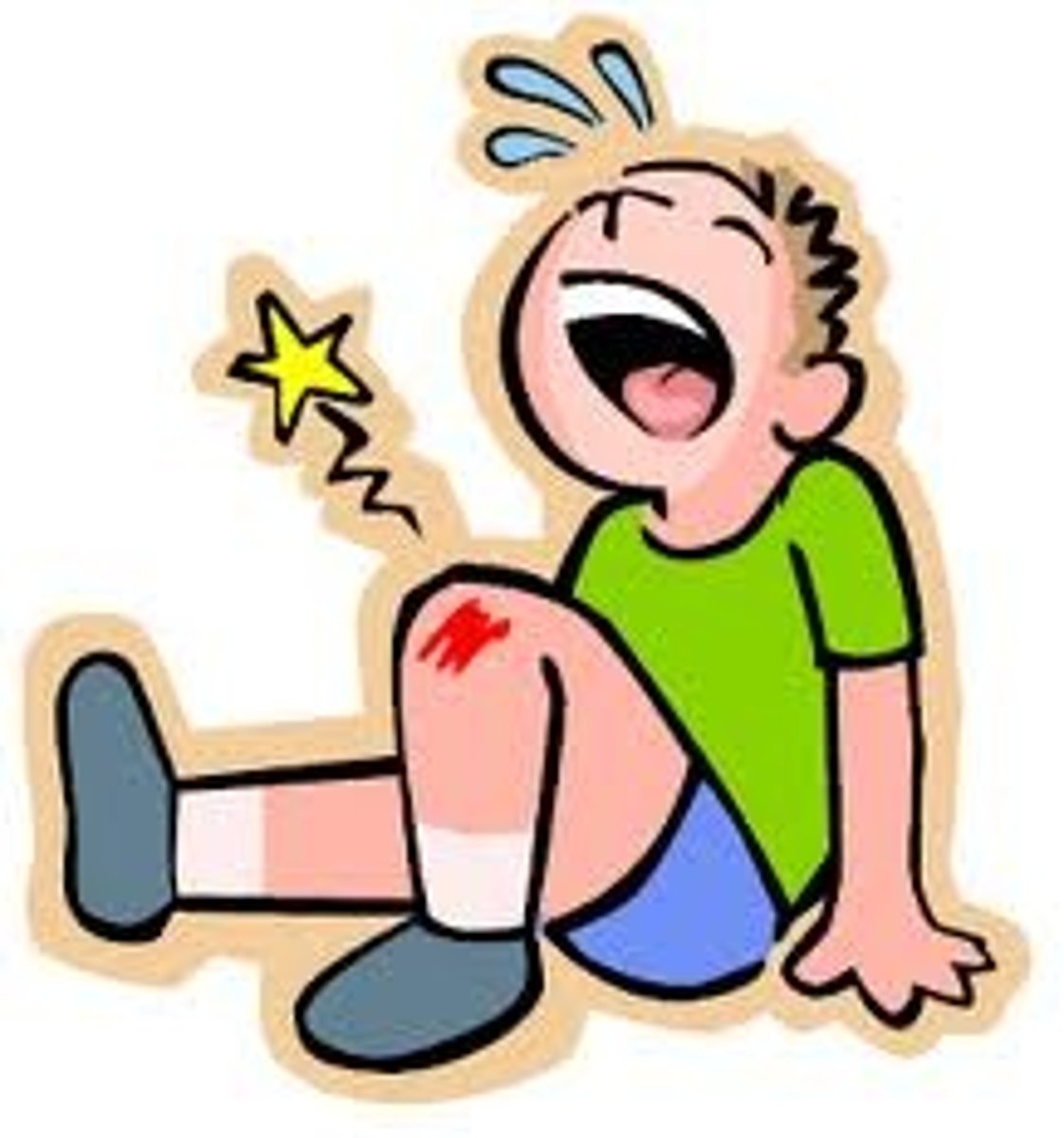 <p>to be hurt, be in pain</p>