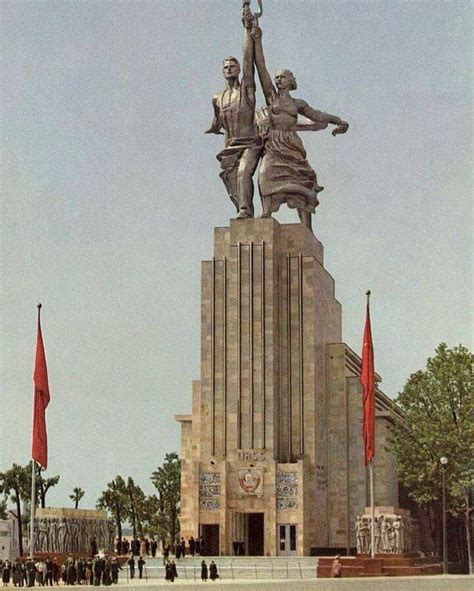 <p>Soviet Pavillion, World Expo, Paris </p>