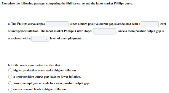 <p>a. downward/upward, higher/lower, downward/upward, higher/lower</p>
