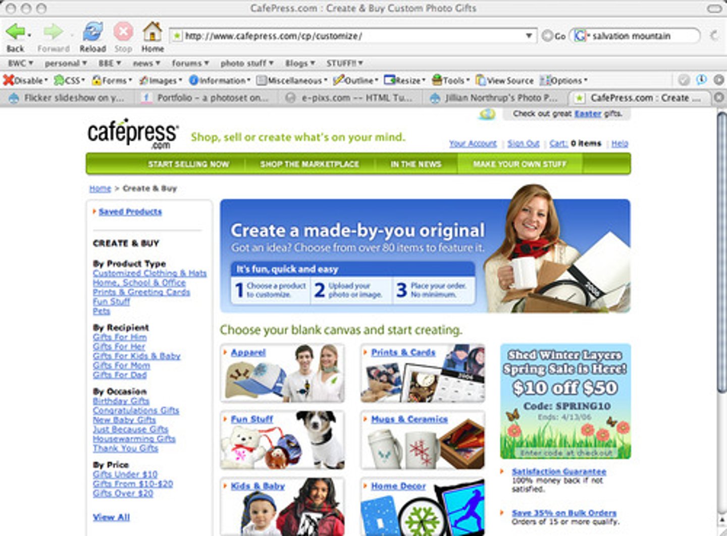 <p>Web page</p>