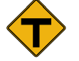 <p>THIS SIGN SHOWS ONE TYPE OF: </p><p>A. Right turn </p><p>B. Intersection </p><p>C. Lane change </p><p>D. Road curve</p>