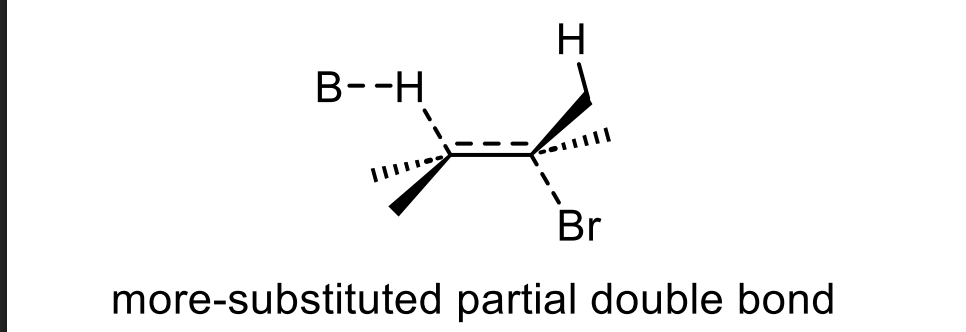 <p>In the TOP diagram, the <strong>LEFT pathway</strong> forms the major product.<br><span data-name="point_right" data-type="emoji">👉</span> Which β-hydrogen is removed — the one on the <strong>LEFT β-carbon or RIGHT β-carbon</strong>?</p>
