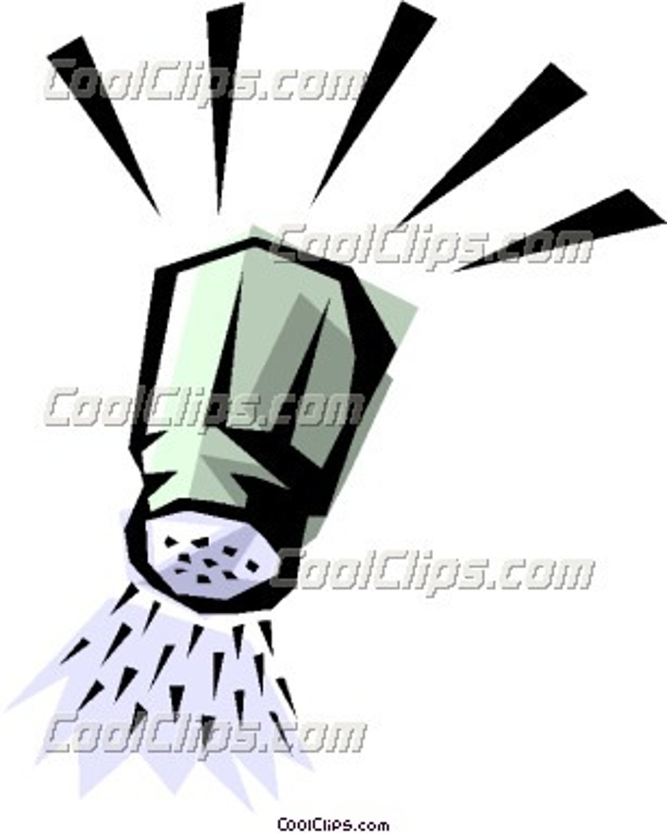 <p>salty</p>