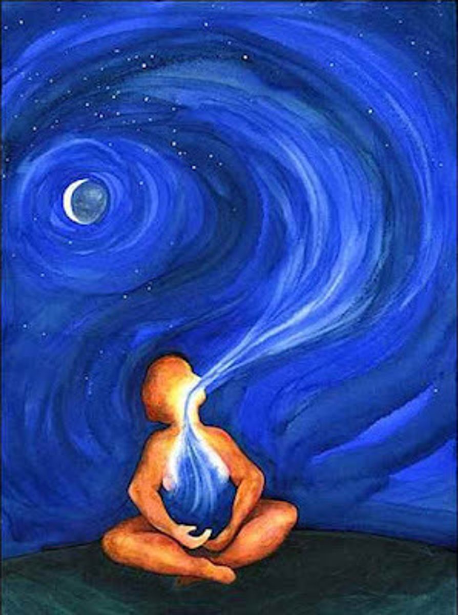 <p>el espíritu; soul</p>