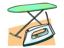<p>planchar la ropa</p>