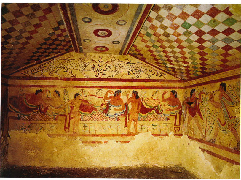 <p><span>interior of the tomb of Leopards</span></p>